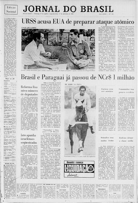 Jornal Do Brasil Rj 1960 A 1969 Docreader Web Jornalismo Jornais Do Brasil Livros De