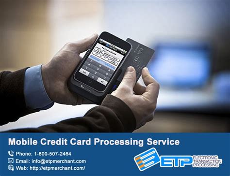 Save time & money now! 2. #ETP Merchant is one such amobile credit card processing service provider that works with its ...