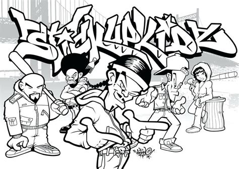 Swag Graffiti Coloring Pages At Getdrawings Free Download