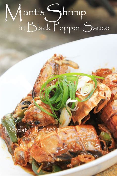 This black pepper sauce recipe is kind of like gravy and great to serve with meats such as steak, chicken chop and pork chop. Mantis Shrimp with Black Pepper Sauce Recipe (Resep Udang ...