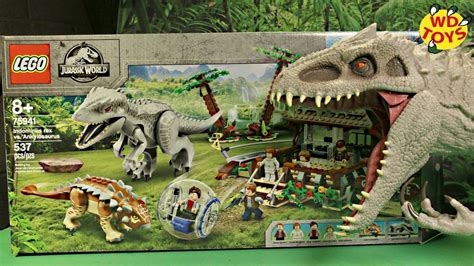 Lego Jurassic World Indominus Rex Vs Ankylosaurus Coop Fight Free Hot