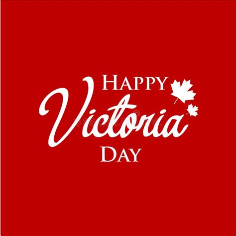 Happy Victoria Day Vector Template Design Illustration Stock Vector