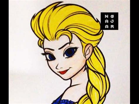 Hay temen2 kali ini aq akan membuat gambar frozen dari butter cream yg di sebut buttercream transfer mau tau cara aq buatnya tonton terus chanel aq yah jgn. Belajar cara mewarnai frozen elsa (coloring Page) - YouTube