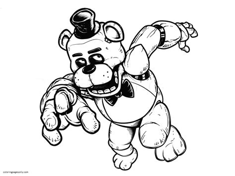 Five Nights At Freddy S Coloring Pages Free Printable Coloring Pages