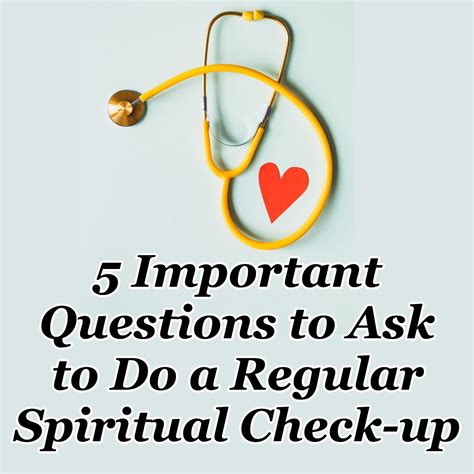 5 Important Questions To Ask To Do A Regular Spiritual Check Up Cmb