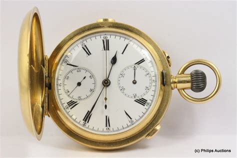 a gold split second chronograph… a collection of pocket watches philips auctions australia
