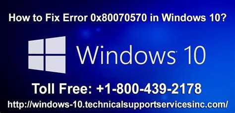 How To Fix Error 0x80070570 In Windows 10 By Windows10 Technical