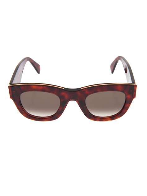D Frame Acetate Sunglasses Céline Sunglasses Matchesfashioncom Us
