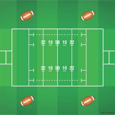 Printable Blank Football Formation Sheets Professionally Designed