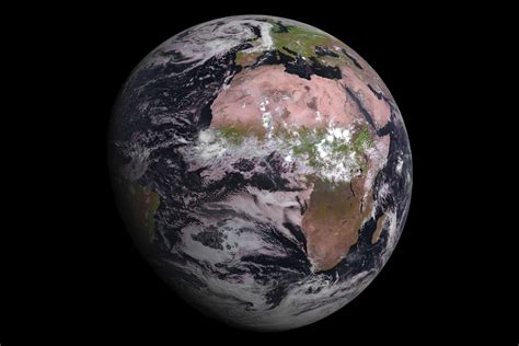 La Terre vue par MSG-4, le satellite météo de dernière génération