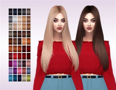 Butterflysims 123 Hair Retexture At Frost Sims 4 Sims 4 Updates