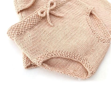 Knitted Diaper Cover Alba Summer Set Pattern And Tutorial Baby