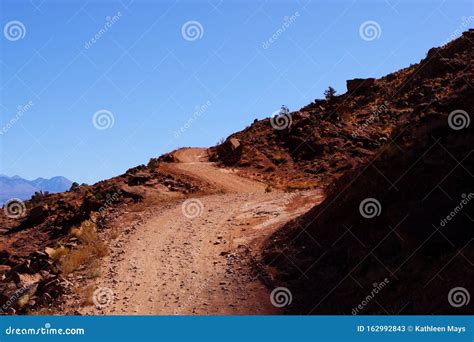 A Rocky Red Dirt Road Stock Image Image Of Trail Sand 162992843