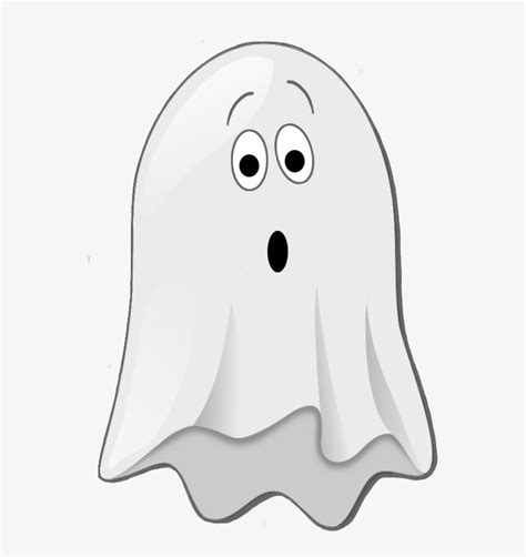 Scared Little Ghost Clip Art Transparent Background Ghost Clipart