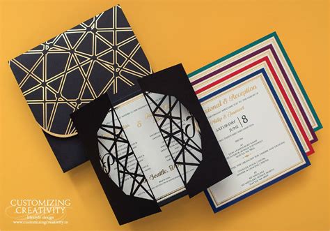 Customized Cards And Unique Wedding Invitations Customizing Creativity