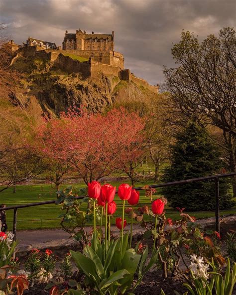 Edinburgh castle is one of the oldest fortified places in europe and has been a royal residence, military garrison, a prison and fortress. Edinburgh Castle and Princes street Garden