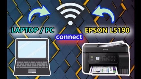 Tutorial Cara Mengkoneksikan Laptop Pc Komputer Ke Printer Epson L Wi Fi Tanpa Kabel Youtube