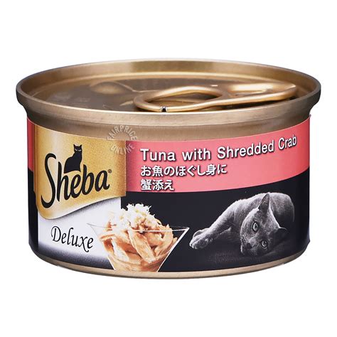 Sheba Cat Can Food - Tuna White Meat with Shredded Crab ...