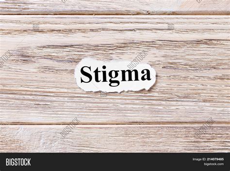 Stigma Word On Paper Image And Photo Free Trial Bigstock