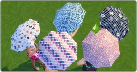 Annett`s Sims 4 Welt Colorful Umbrellas • Sims 4 Downloads
