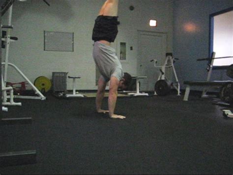 Clapping Handstand Pushup Rawtraining
