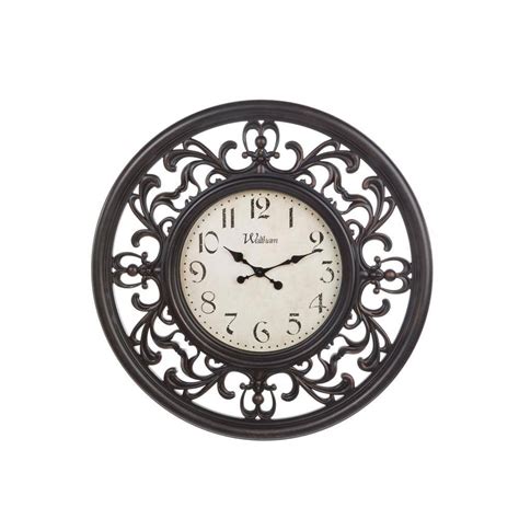 Oversized Waltham Classic 30 In Wall Clock Ba6003azq The Home Depot