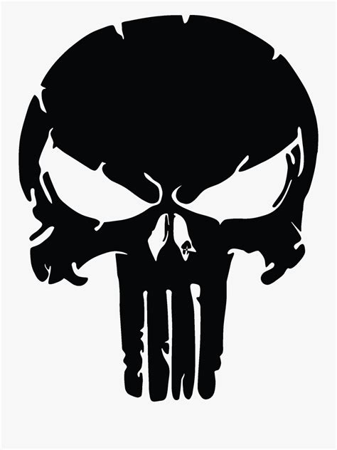 Punisher Skull Logo Vector Free Transparent Clipart Clipartkey