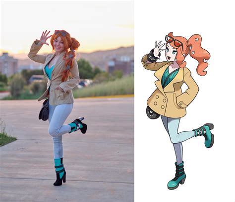 My Sonia Cosplay Side By Side Comparison Pokemon