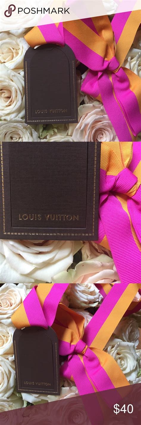 Genuine louis vuitton blank gift card with envelope and holder. 🍃💕 for LV connoisseurs ... gift card and ribbon | Louis ...