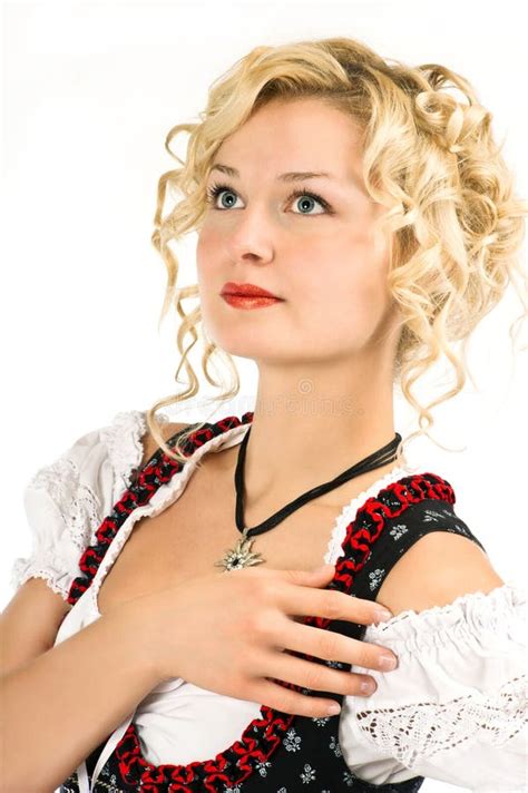 beautiful german girl in dirndl stock image image of celebrate culture 20565009