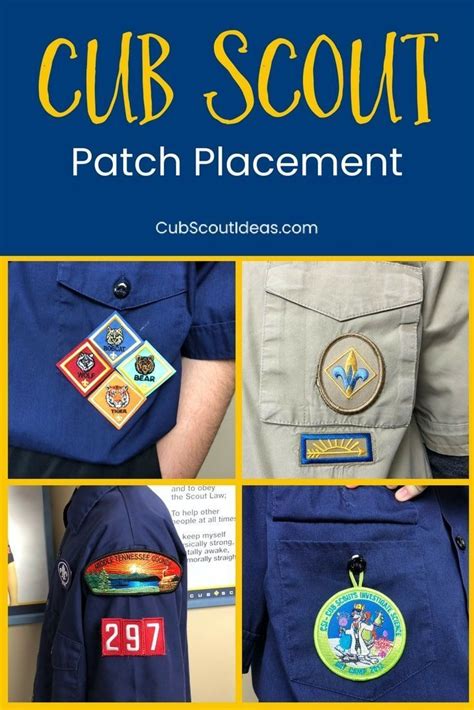 Ultimate Cub Scout Patch And Badge Placement Guide 2024 Cub Scout