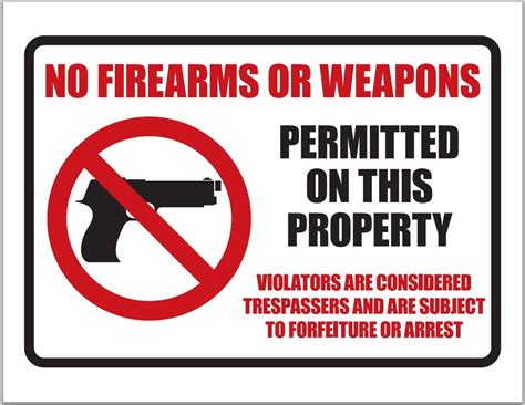 Free Printable No Guns Allowed Sign Free Printable