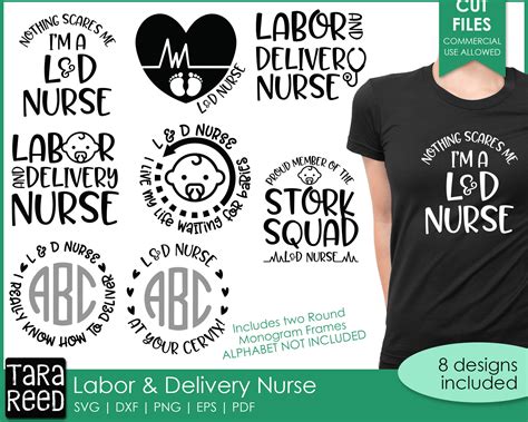Labor And Delivery Nurse Nurse Svg And Cut Files For Crafters Etsy Canada