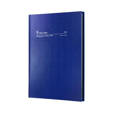 Kingsgrove A4 Week To View 2023 Diary Blue Stationery