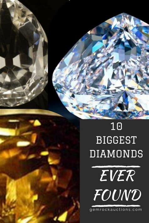 The Biggest Diamonds Ever Found Biggest Diamonds In The World Diamonds Biggest Diamond