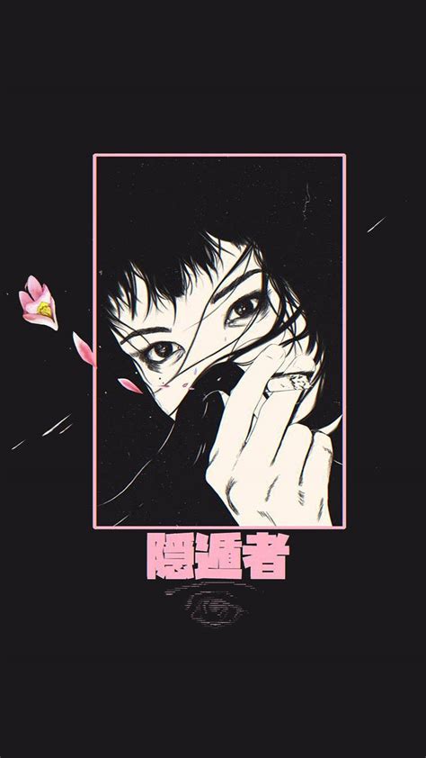 Download Dark Anime Aesthetic Smoking Girl Wallpaper