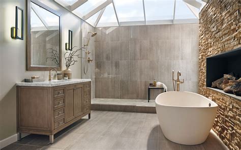 One of the most amazing ways to improve the look and aesthetic of your bathroom or other living spaces is to use this guide to the top 10 inspiring bathroom tile trends and ideas for the year 2020 to keep your living spaces fresh, modern and trendy for years to come. Modern Brushed Gold Finishes for Your 2019 Kitchen & Bath ...