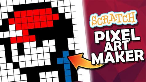 Scratch Pixel Art Creator Scratch Games Youtube