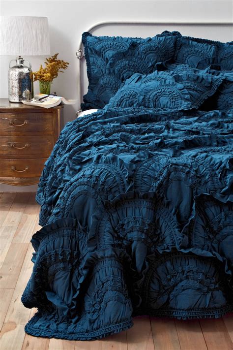 Rivulets Quilt Cobalt In 2019 Shabby Chic Decor Blue Bedding