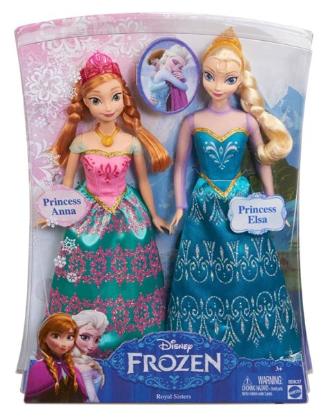 Disney Frozen Queen Elsa Princess Anna Of Arendelle Doll Set