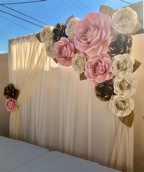 Paper Flowers For Wedding Backdrop A Joyful Touch To Your Special Day FASHIONBLOG