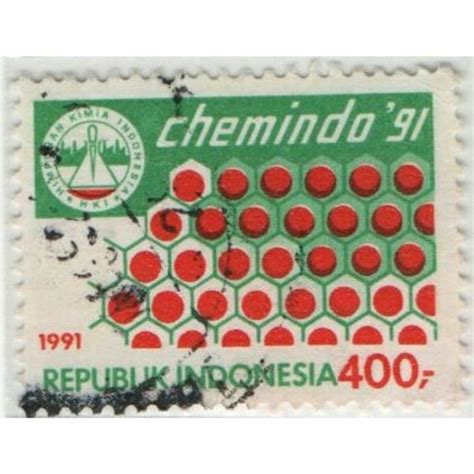 Jual Perangko Indonesia Chemistry Congress Chemindo 91 Surabaya 1991