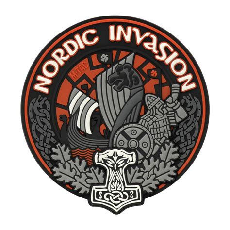 Buy M Tac Nordic Invasion Morale Patch 3d Pvc Viking Patches Online At