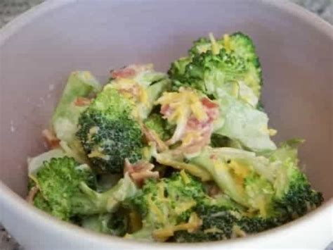 Bacon Cheddar Broccoli Salad Gluten Free Low Carb Yum