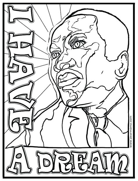 Dr Martin Luther King Jr Coloring Pages At Free
