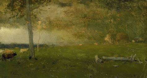 Cattle In A Storm By George Inness Landscape Artist Landscape