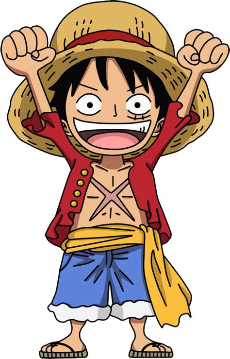 One Piece Chibi Png Image One Piece Luffy Chibi Free Transparent