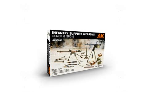 Ak35005 Ak Interactive Infantry Support Weapons Dshkm And Spg 9 135