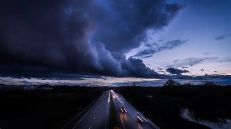 road, clouds, cloudy, horizon, movement 4k Road, Cloudy, Clouds