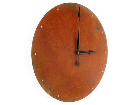 Extra Large Rustic Wall Clock Farmhouse Clock For Patio Etsy